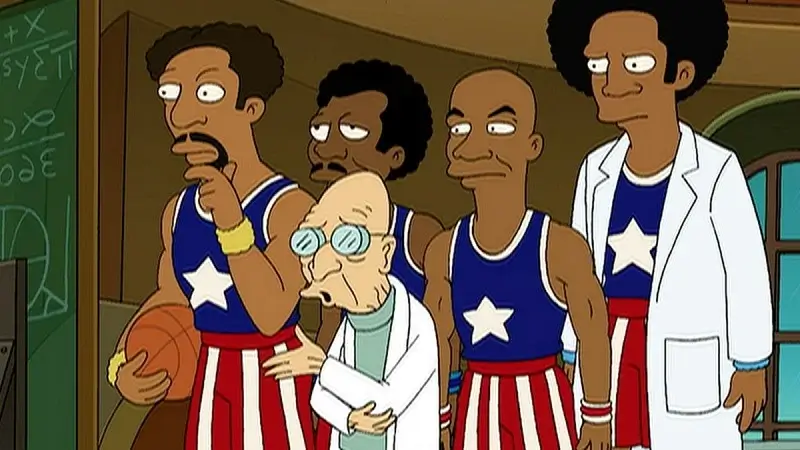 Futurrama and Harlem Globetrotters