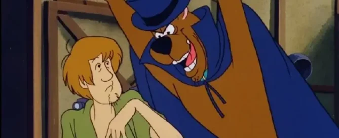 Scooby miming the phantom