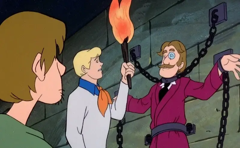 Uncle Shagworthy chained up
